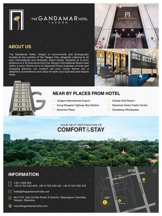 The Gandamar Hotel , Yangon Exterior photo